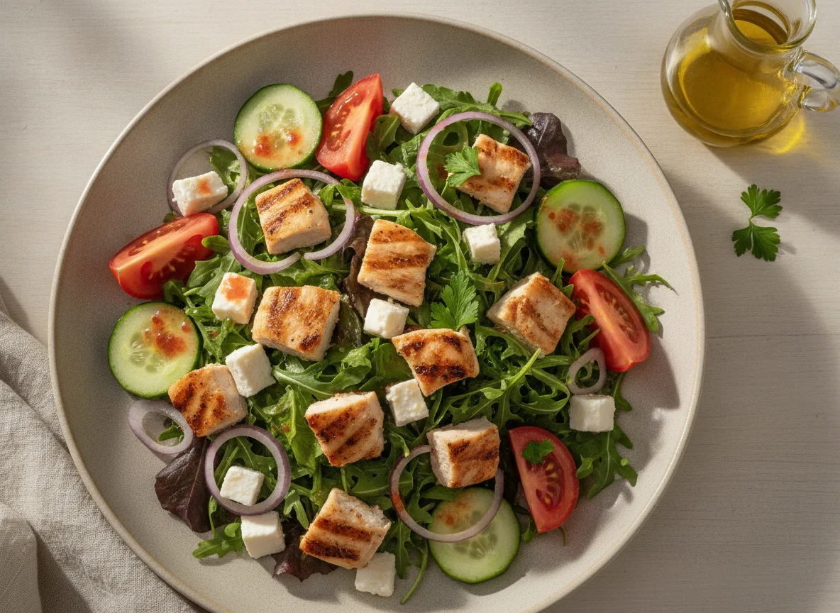 Saladinha com Frango e Ricota photo