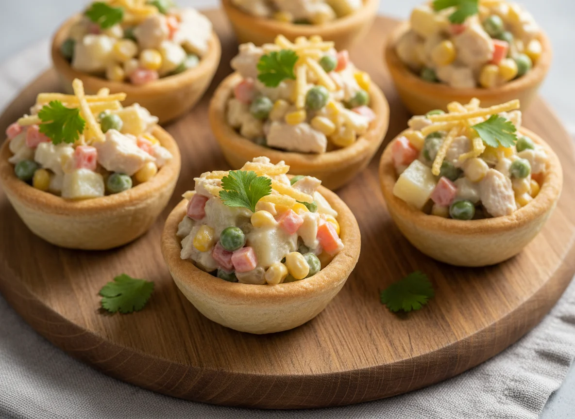 Salpicão em cestinha photo