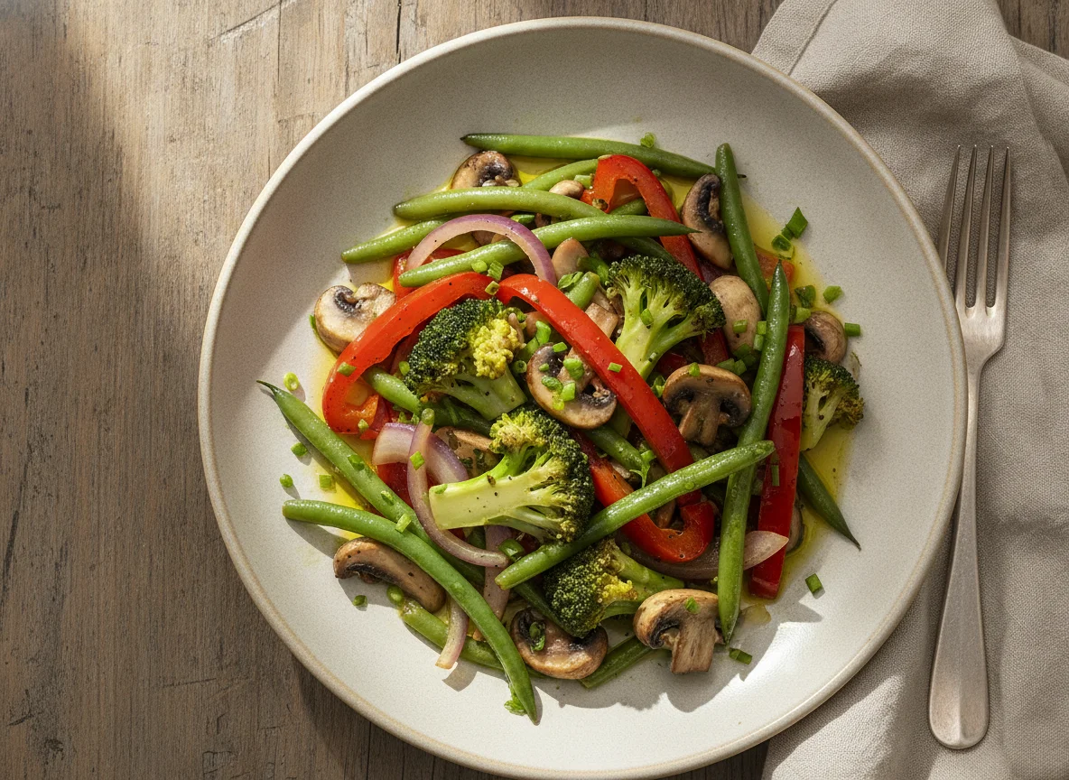 Salteado de legumes photo