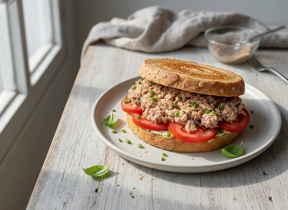 Sanduíche de Atum e Tomate photo