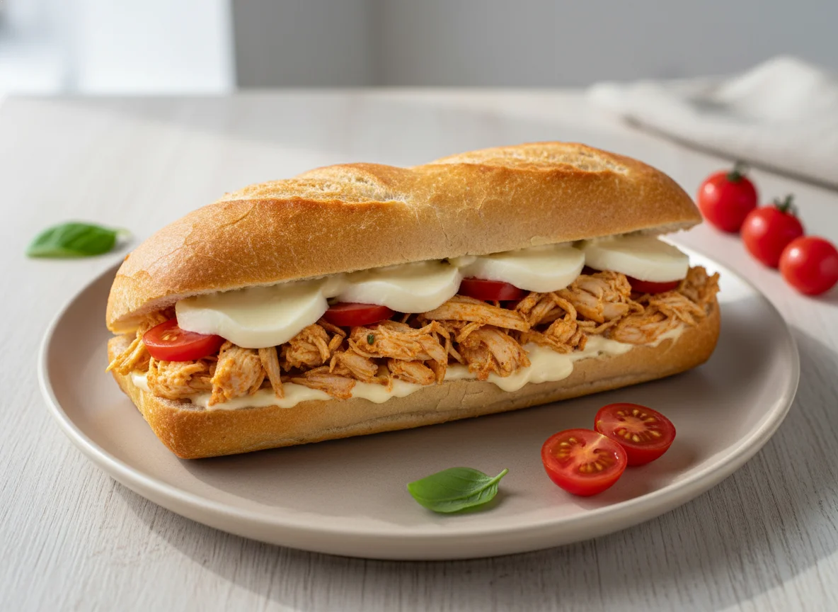 Sanduíche de Frango Baguete photo