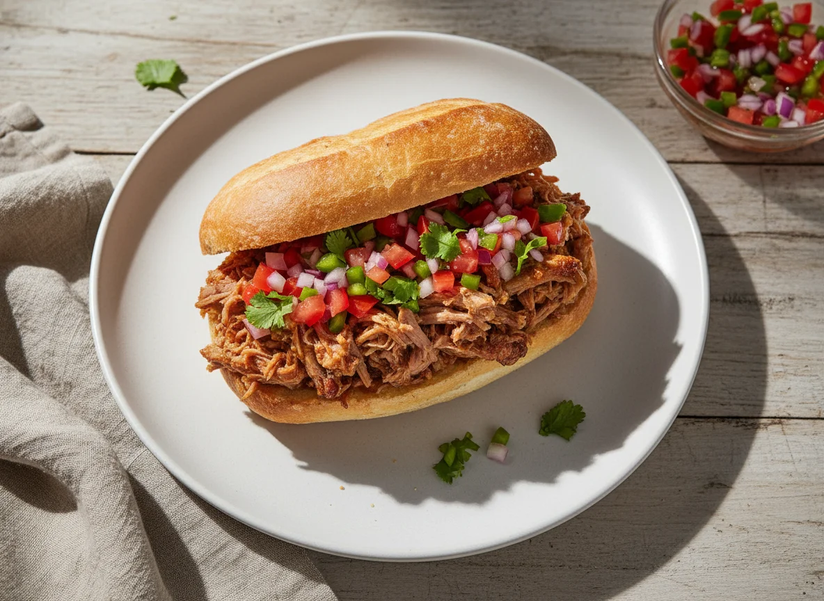 Sanduíche de Pernil photo