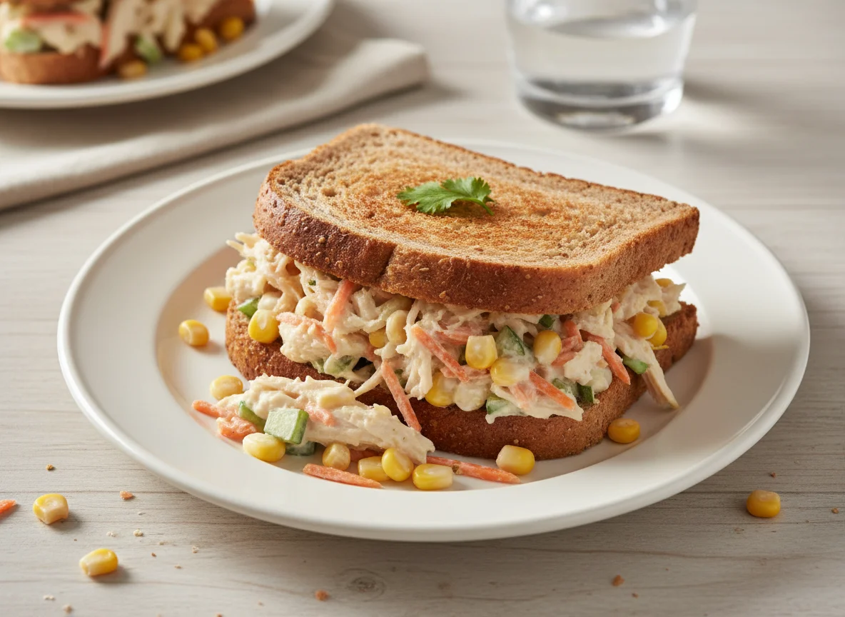 Sanduíche de salada de frango photo