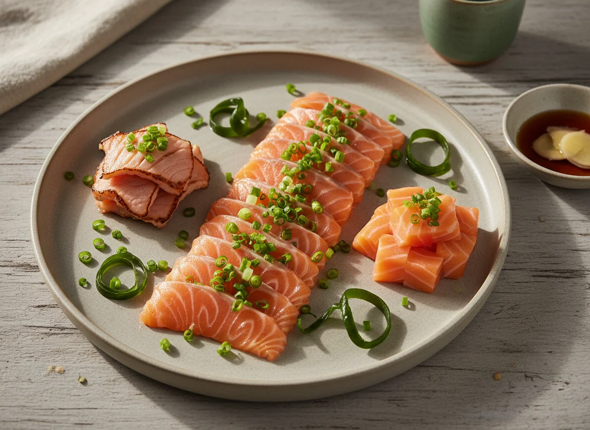 Sashimi de Salmão Variado photo
