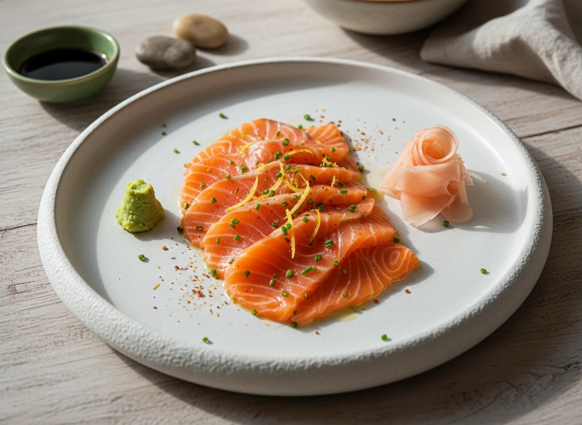 Sashimi de Salmão photo