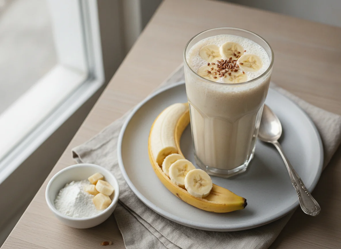 Shake de Whey Protein com Banana photo