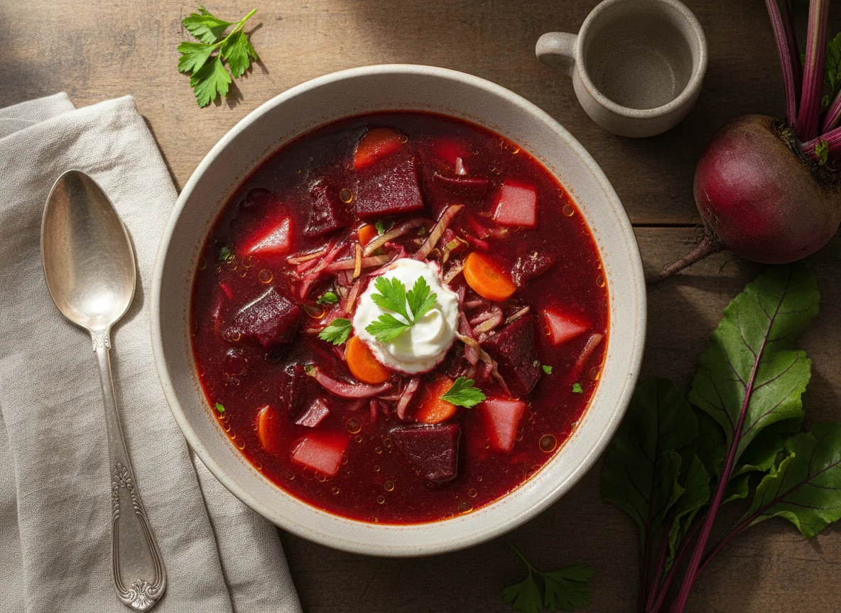 Sopa de Beterraba (Borscht) photo