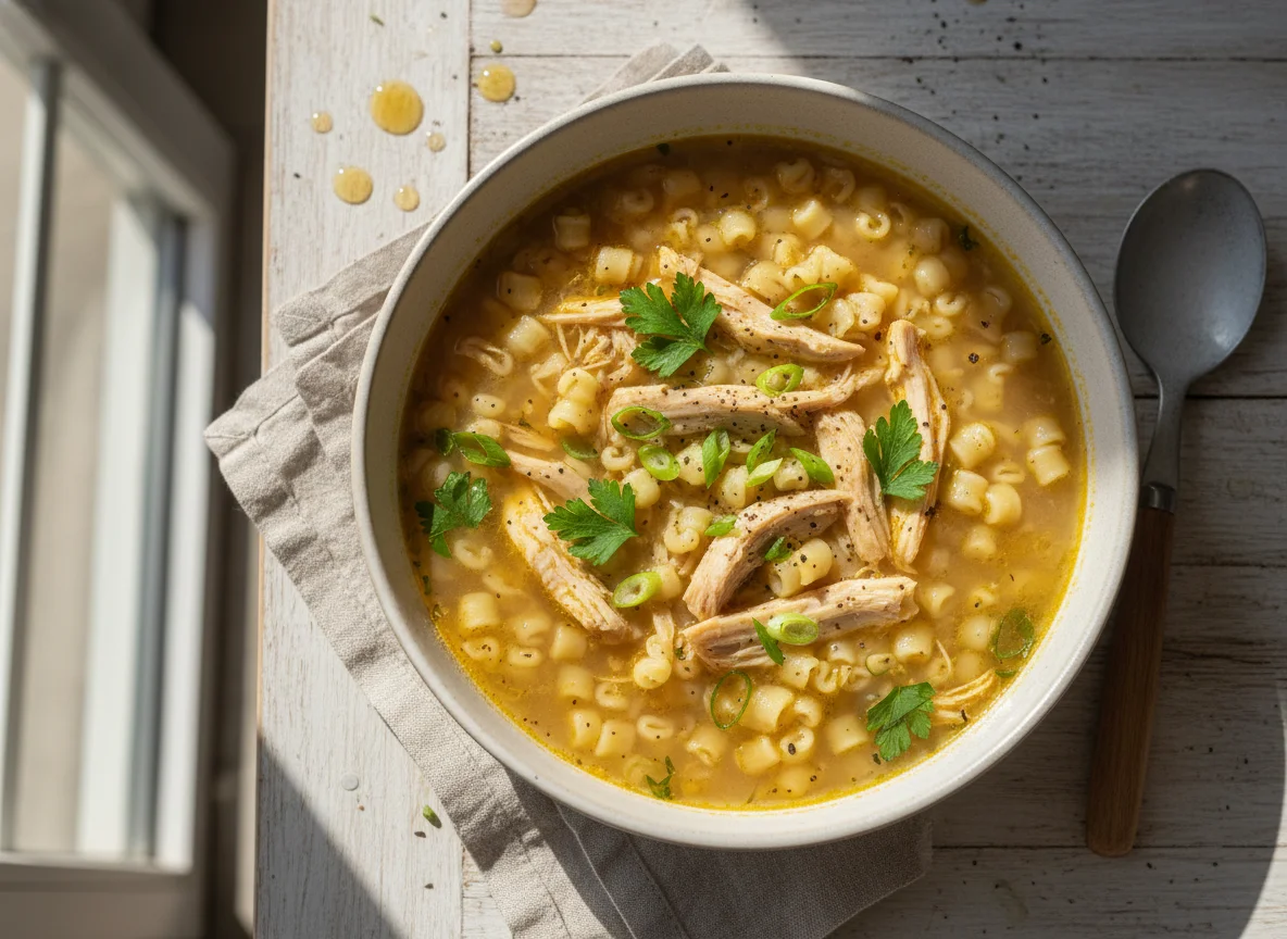 Sopa de frango photo