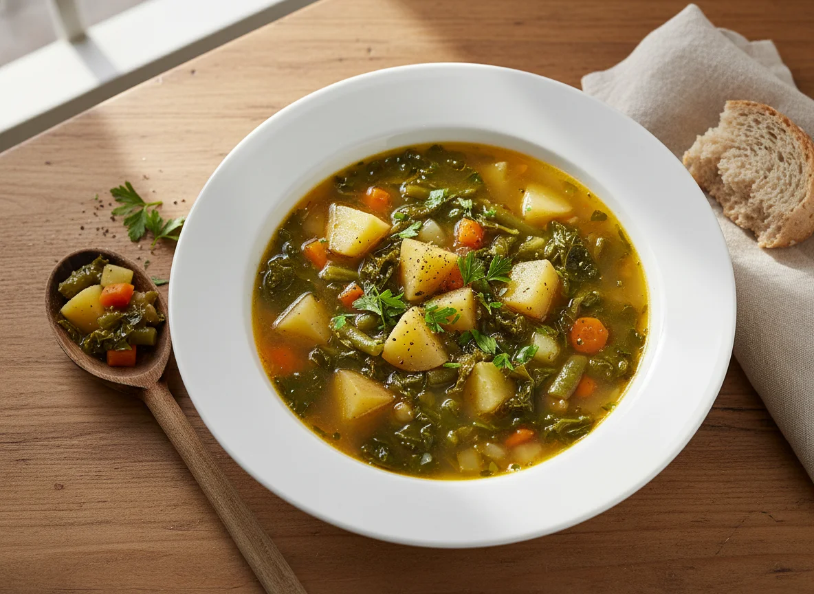 Sopa de Legumes com Couve photo
