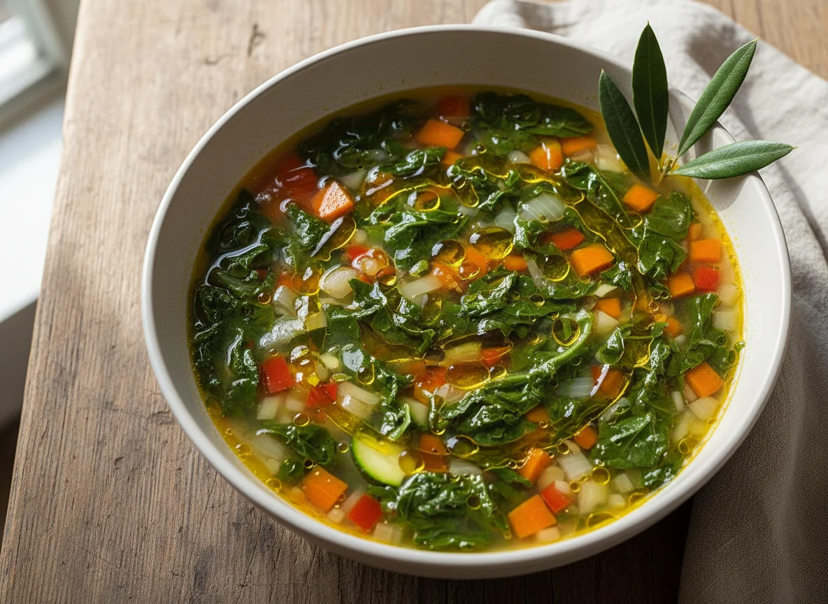 Sopa de Legumes com Couve Galega photo