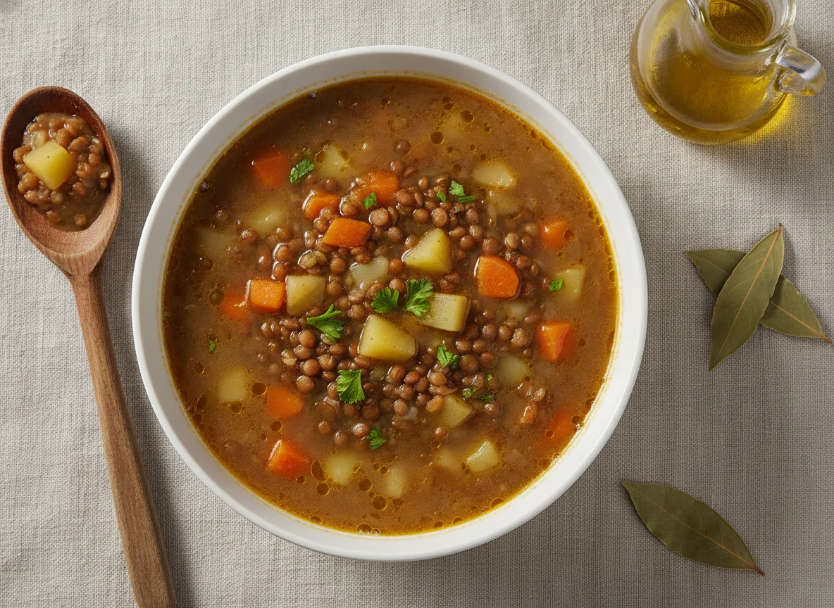 Sopa de Legumes com Lentilha photo