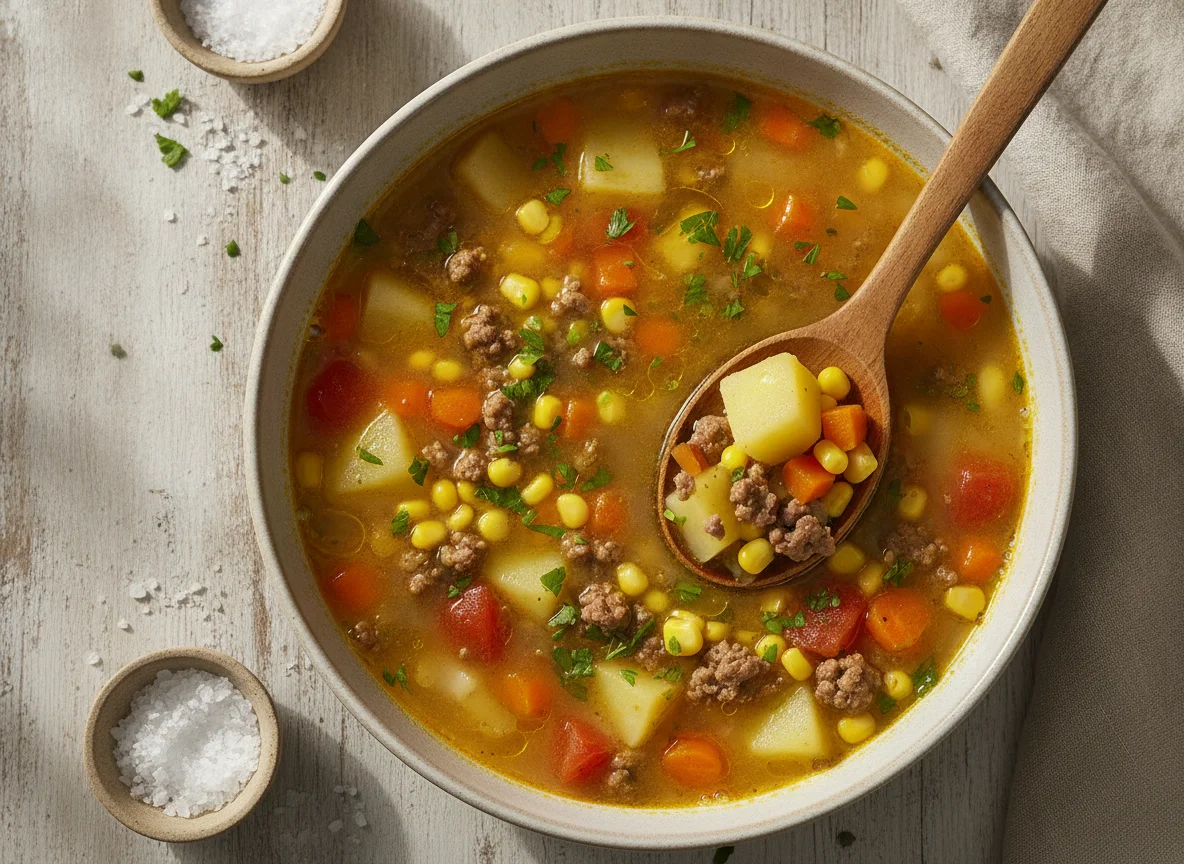 Sopa de Legumes com Milho photo