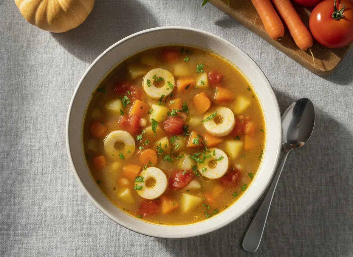 Sopa de Legumes com Palmito photo