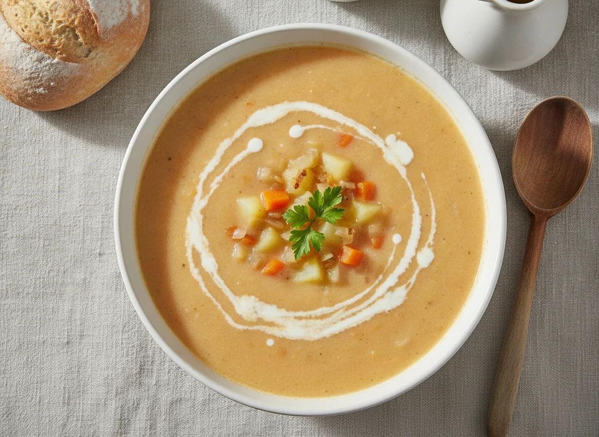 Sopa de Legumes Cremosa photo