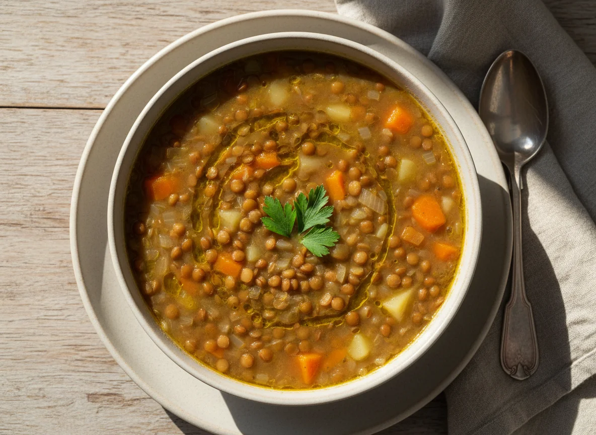 Sopa de Legumes e Lentilha photo