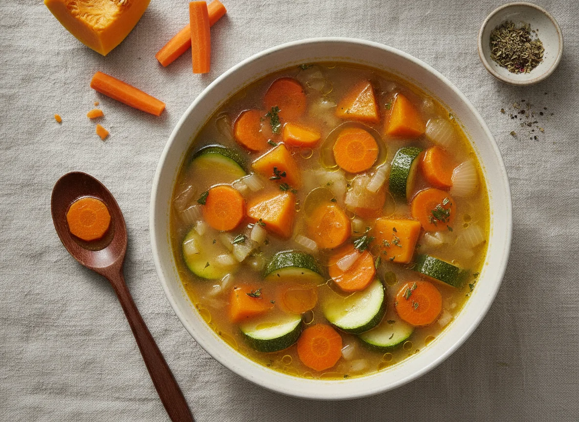 Sopa de legumes sem batata photo