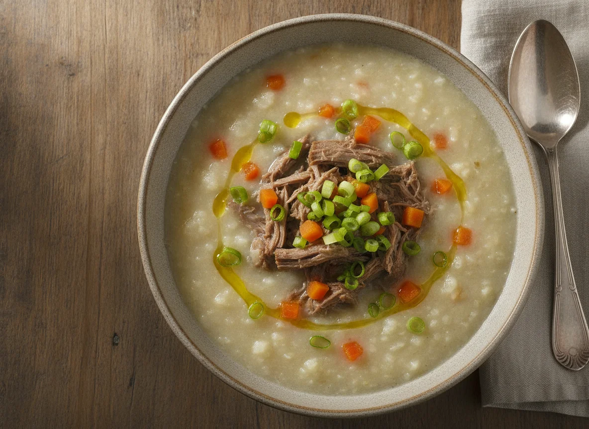 Sopa de Mandioca com Carne photo