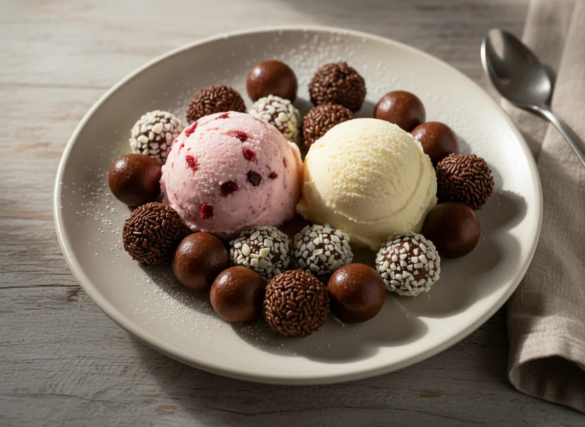 Sorvete com Brigadeiros photo