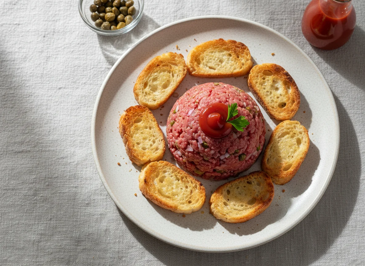 Steak Tartare com Torrada photo