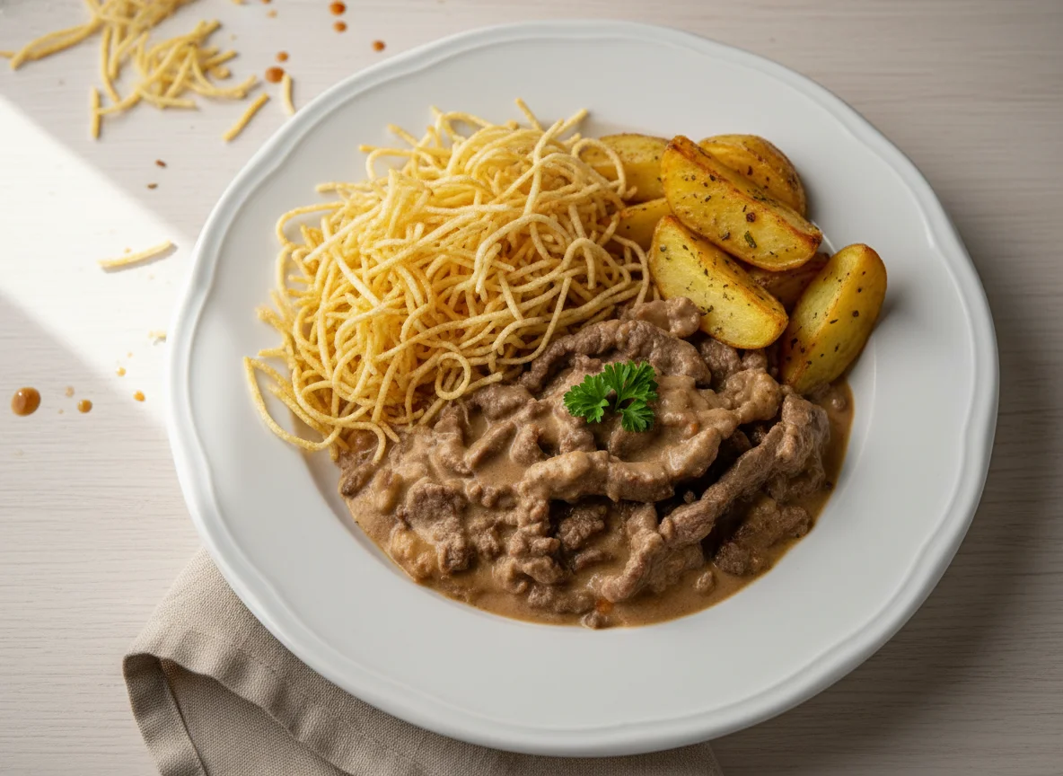 Strogonoff de carne photo