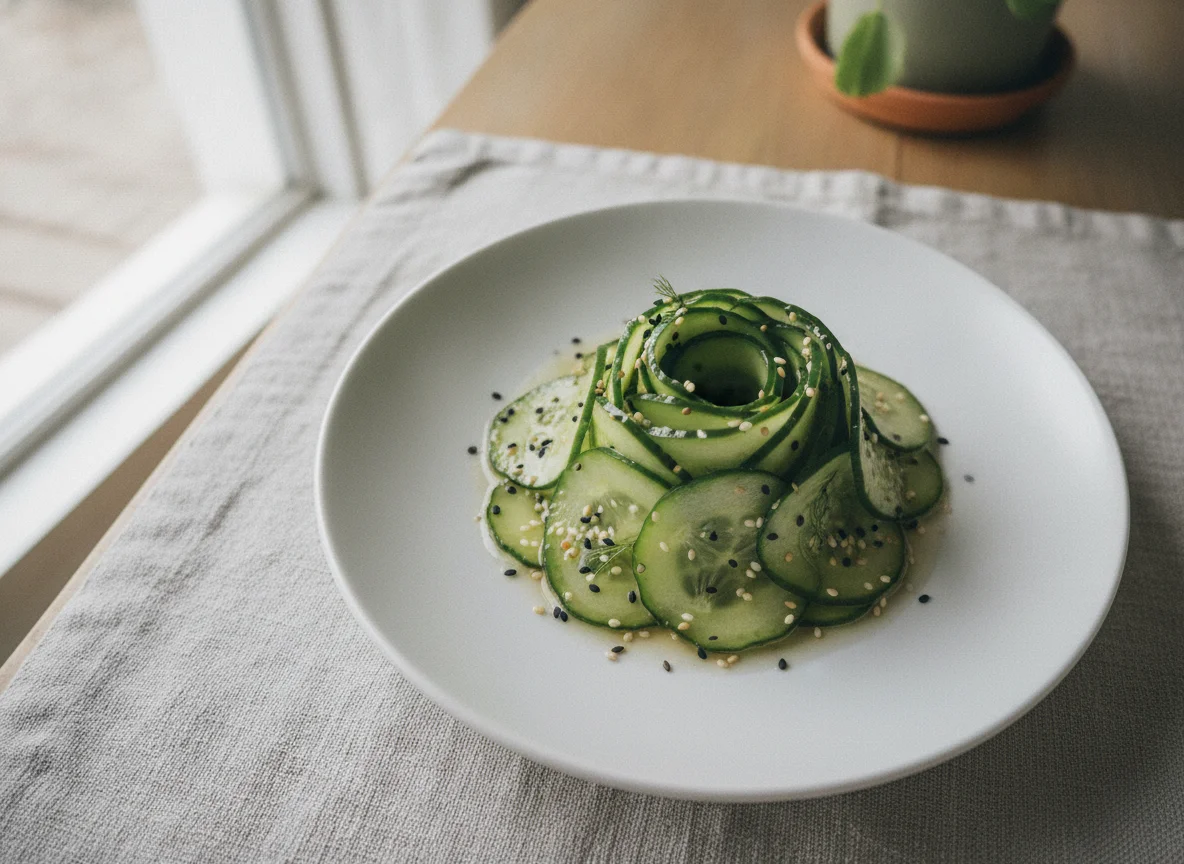 Sunomono (Salada de Pepino Japones) photo
