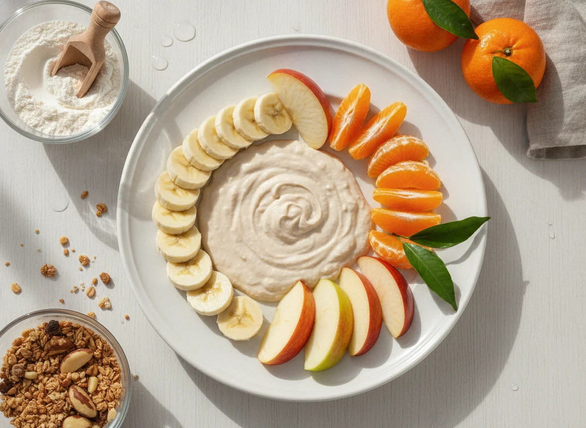 Suplemento de Proteína Whey e Fruta photo