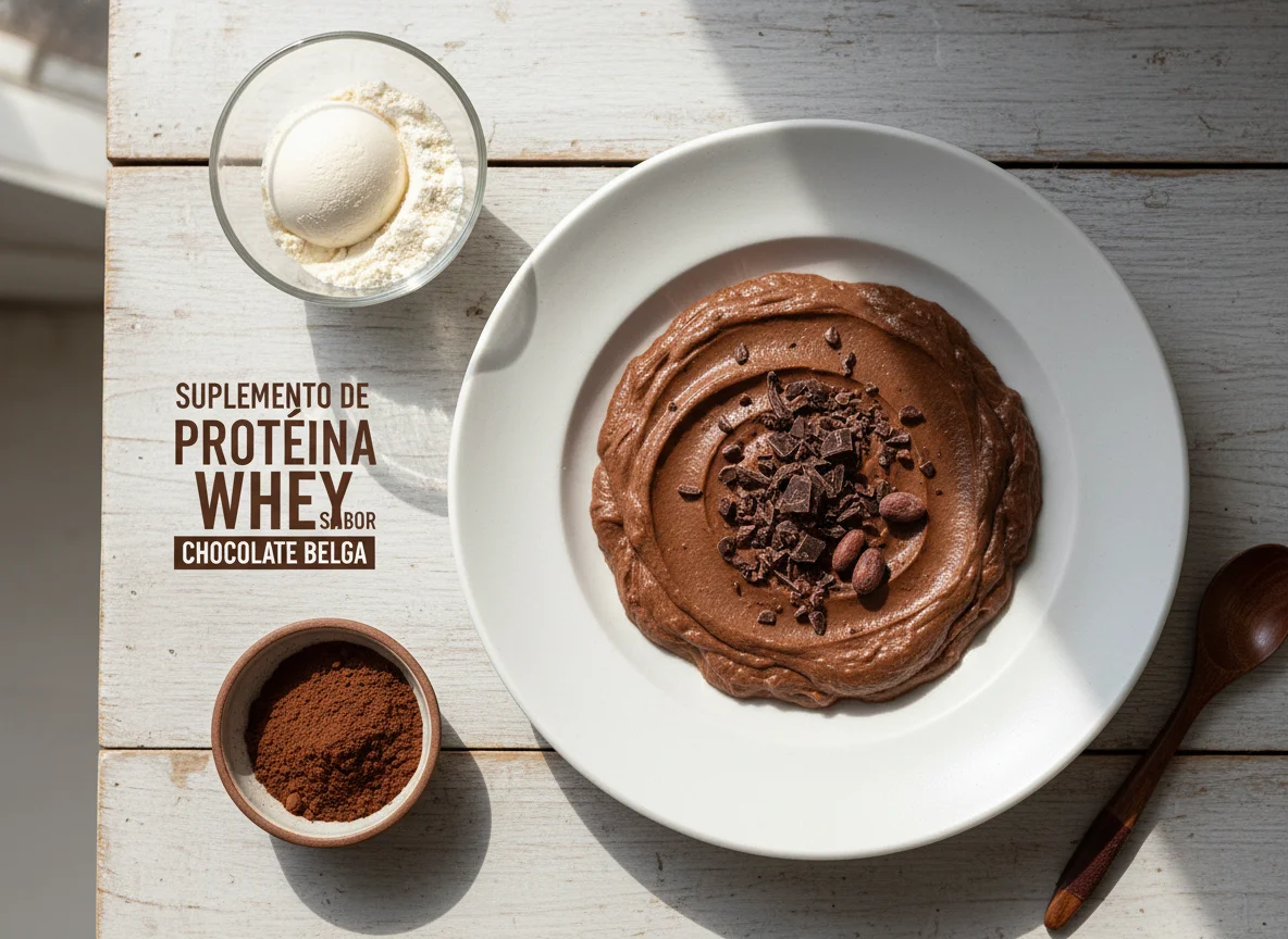 Suplemento de Proteína Whey Sabor Chocolate Belga photo