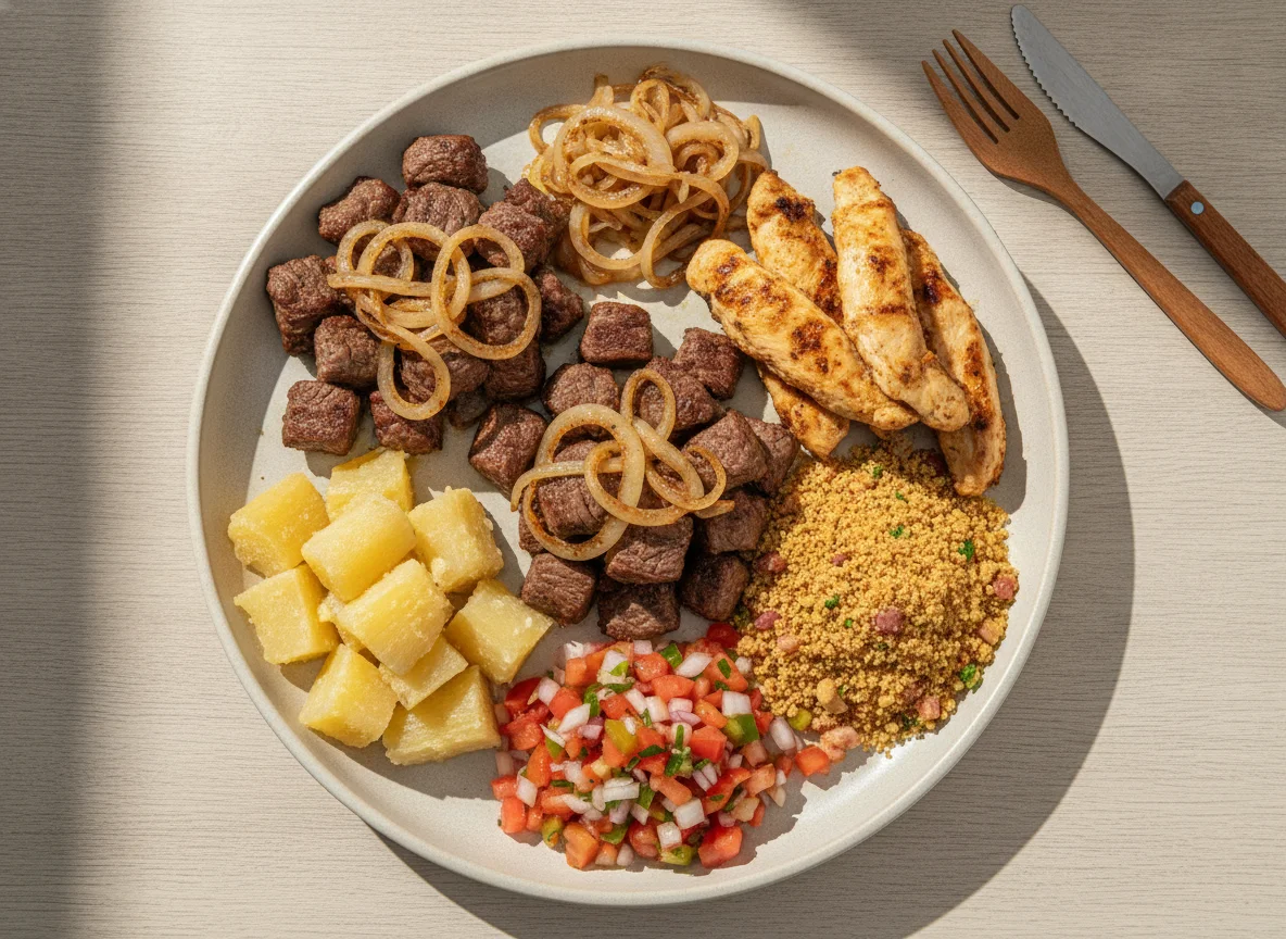 Tábua de Carnes com Acompanhamentos photo