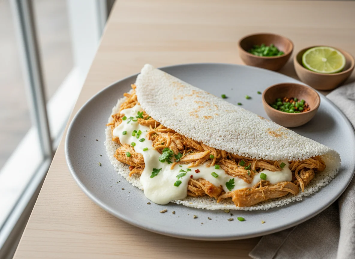 Tapioca de frango com catupiry photo