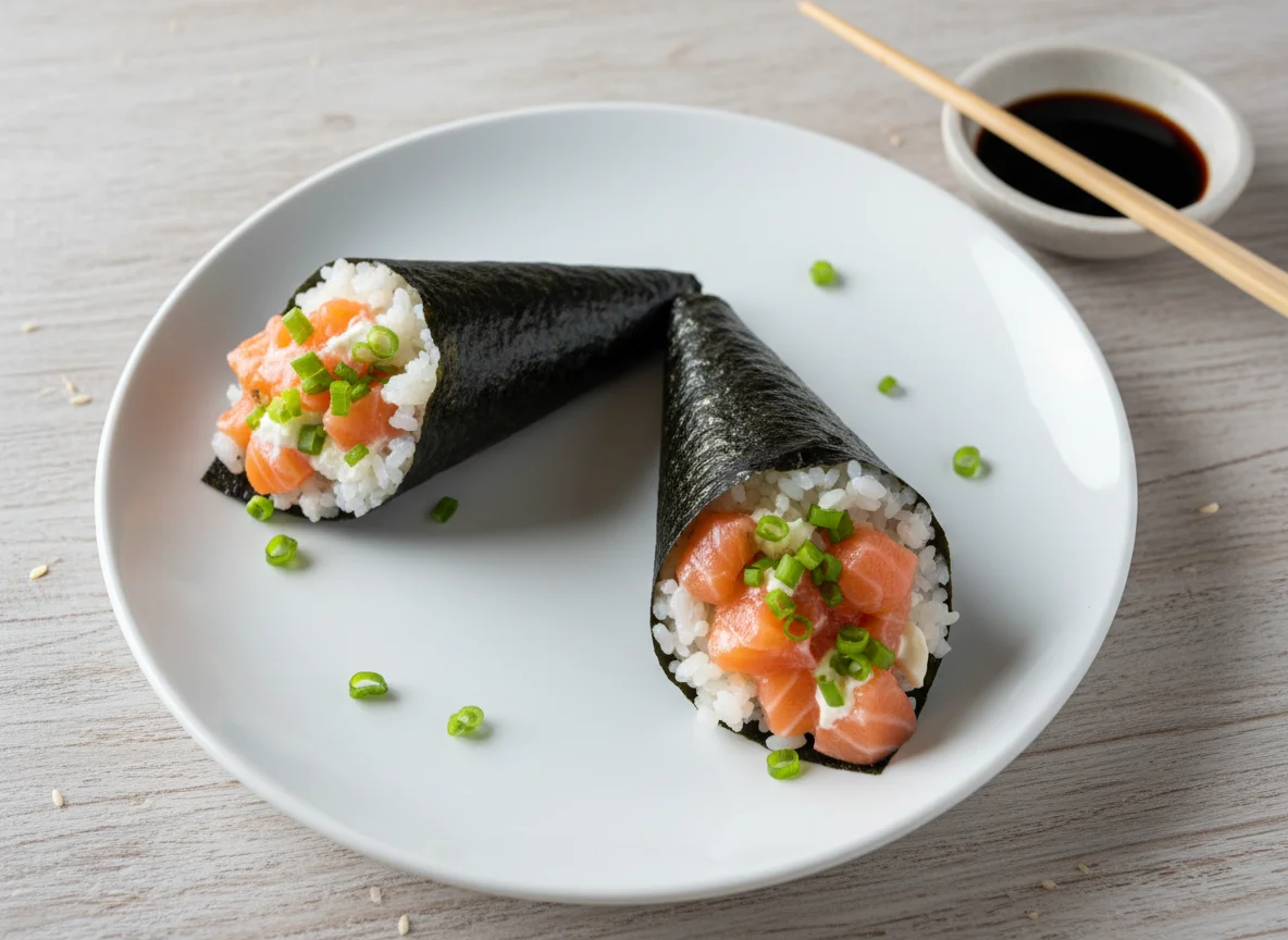 Temaki de Salmão photo