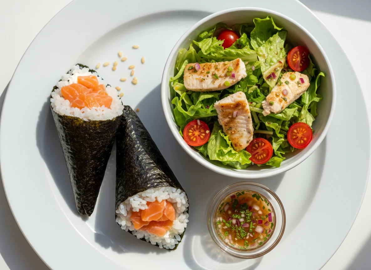 Temaki e Salada photo