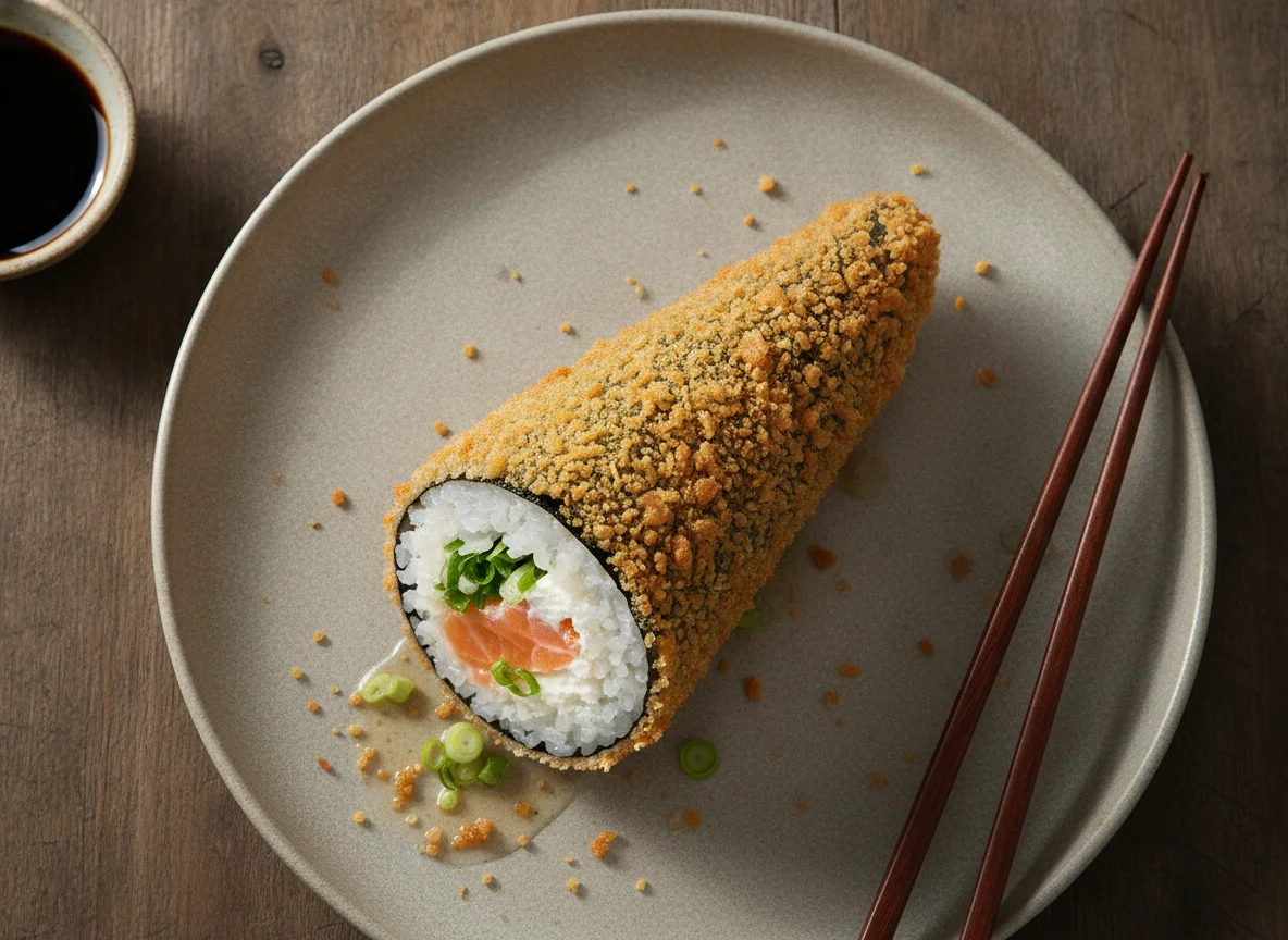 Temaki Frito (Hot Roll Temaki) photo