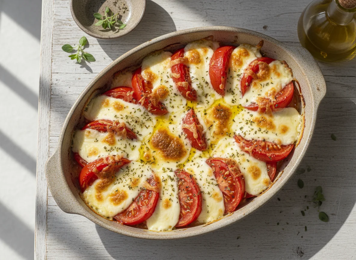 Tomate com Queijo Gratinado photo
