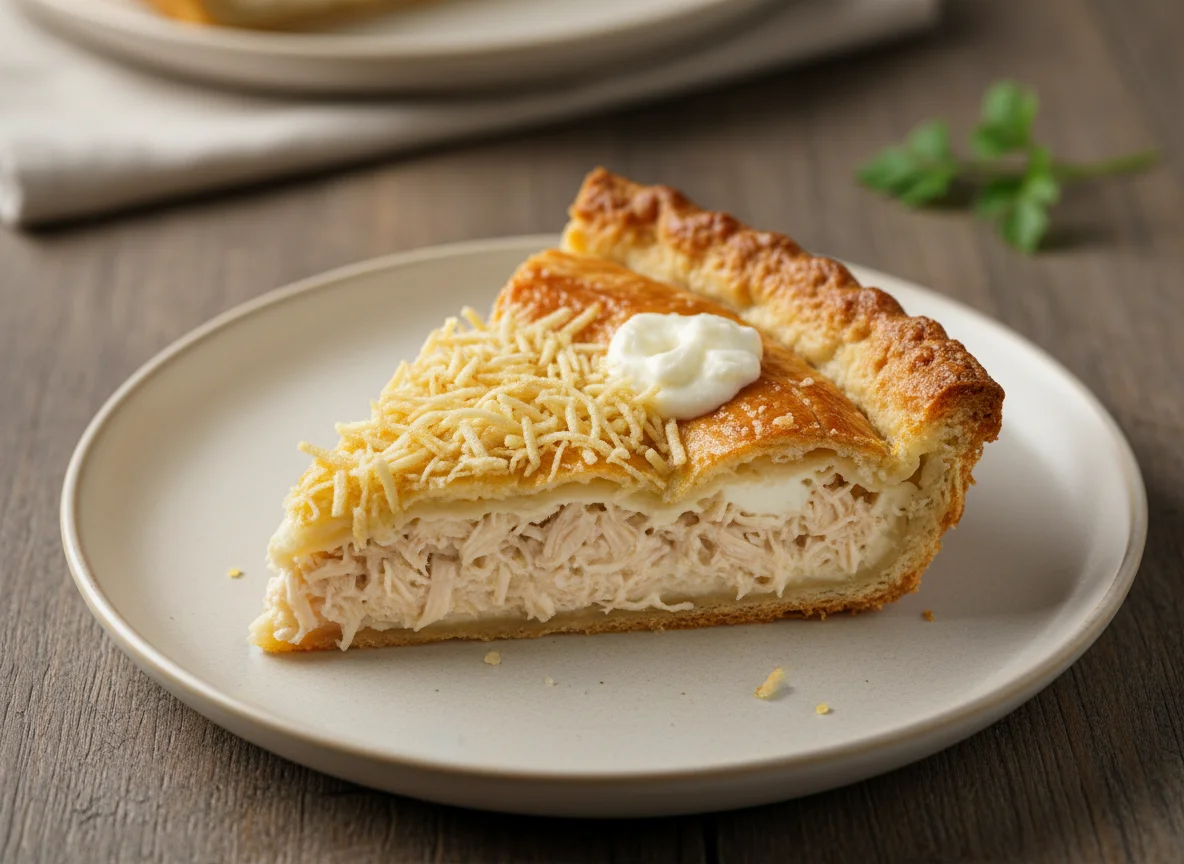 Torta de frango com catupiry photo