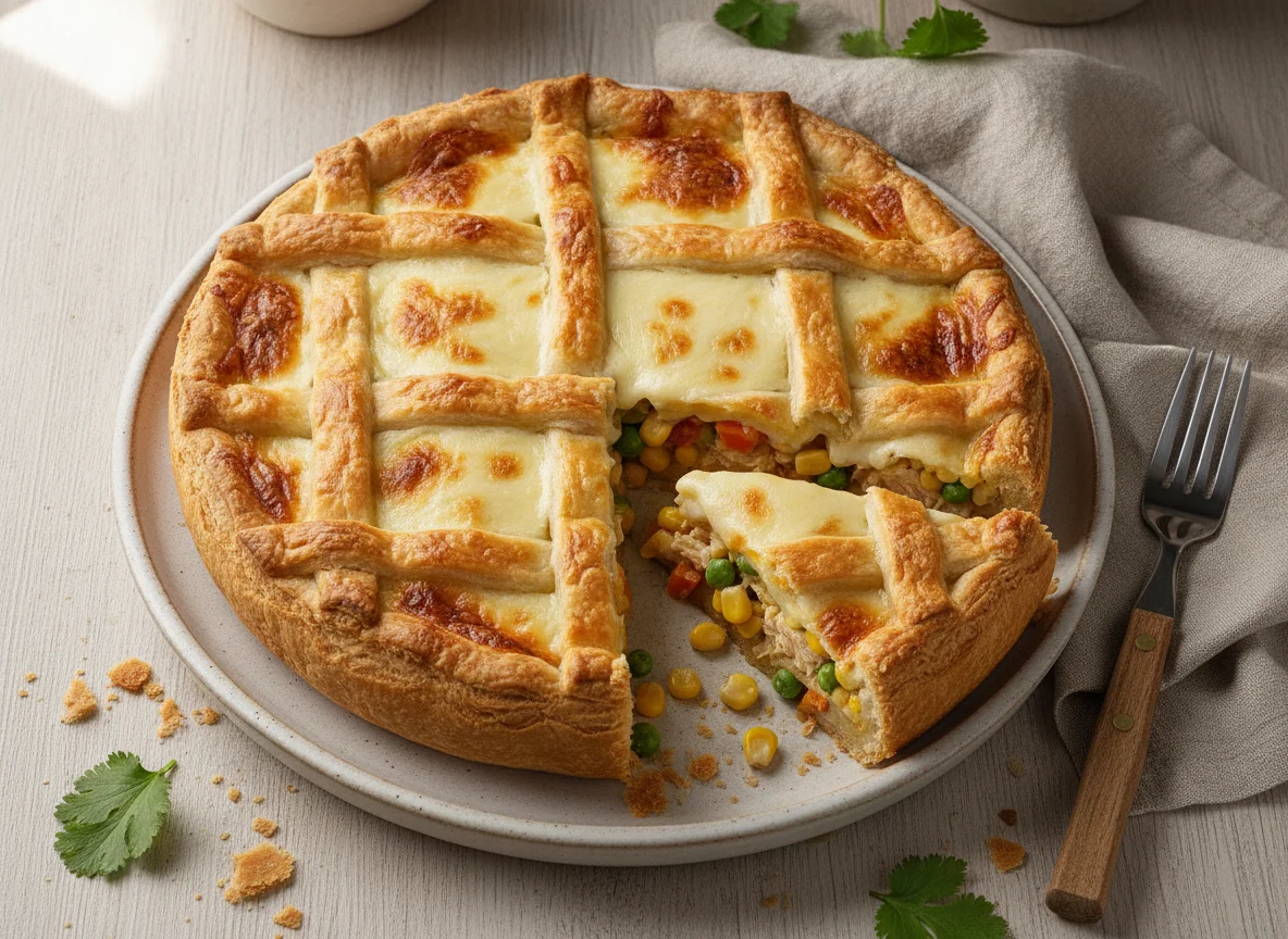 Torta de Frango com Legumes photo