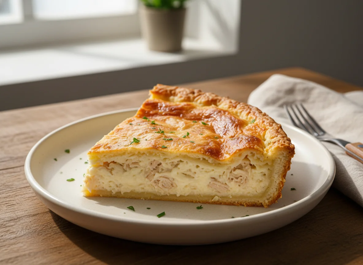 Torta Salgada de Frango com Requeijão photo