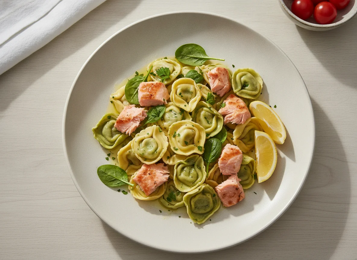 Tortellini com Salmão photo