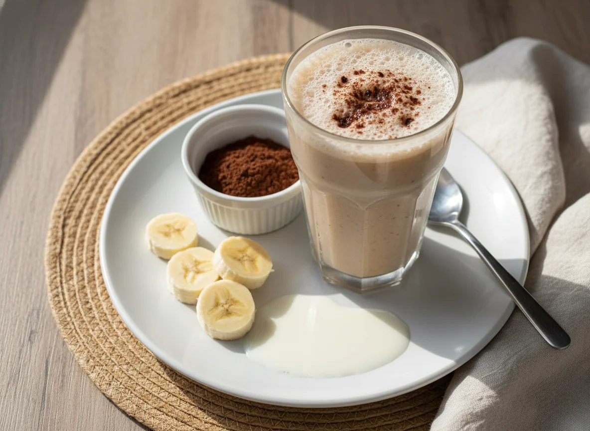 Vitamina de Frutas com Leite photo