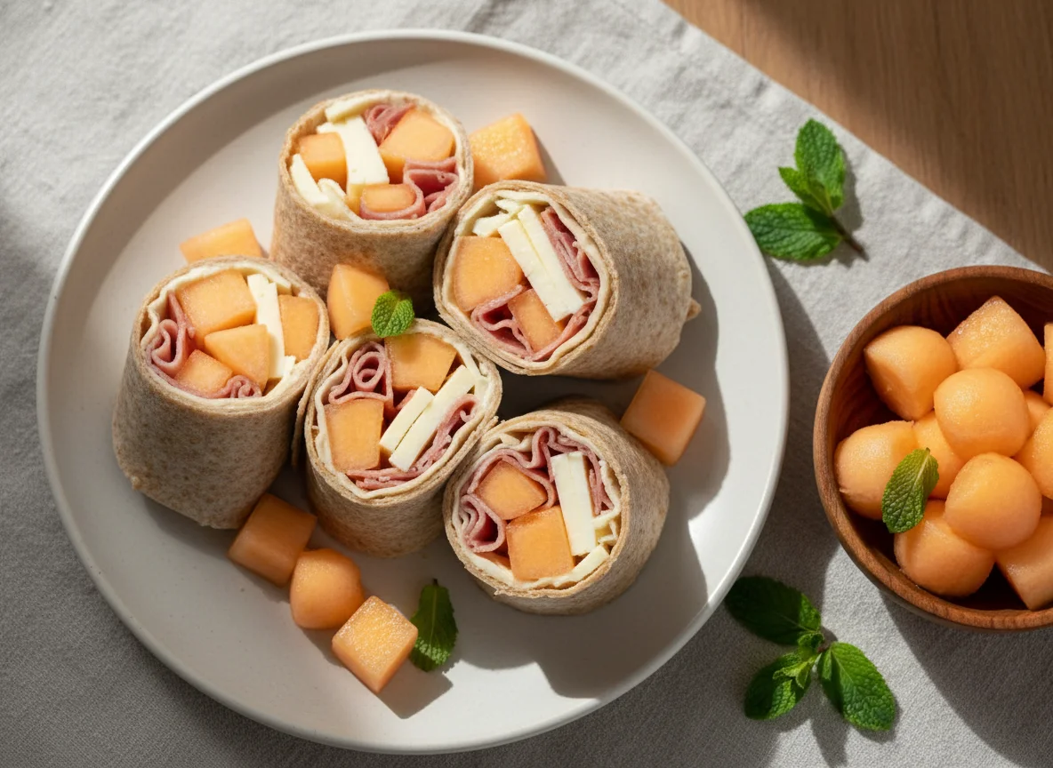 Wrap com melão photo