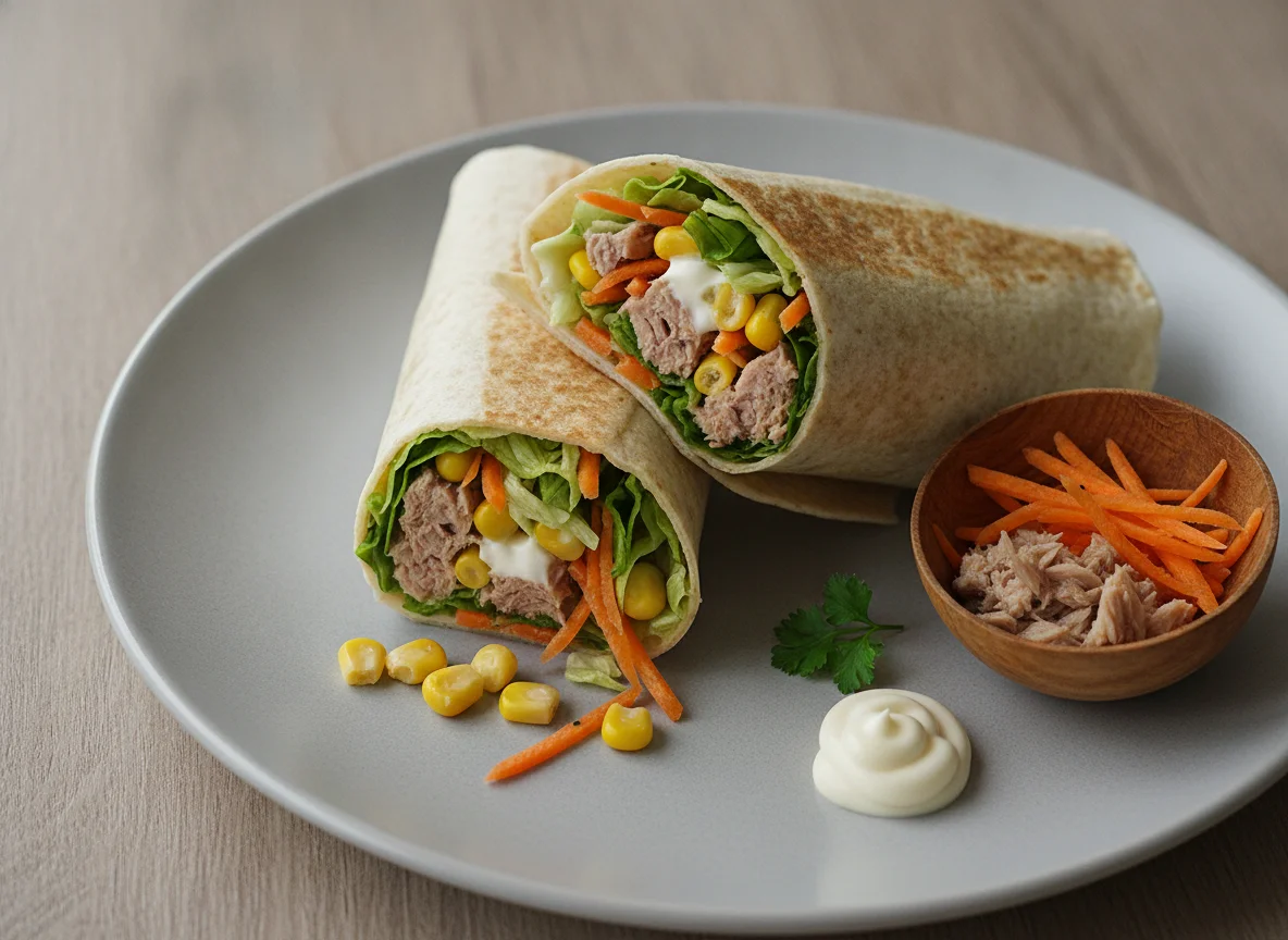 Wrap de Atum e Cenoura photo