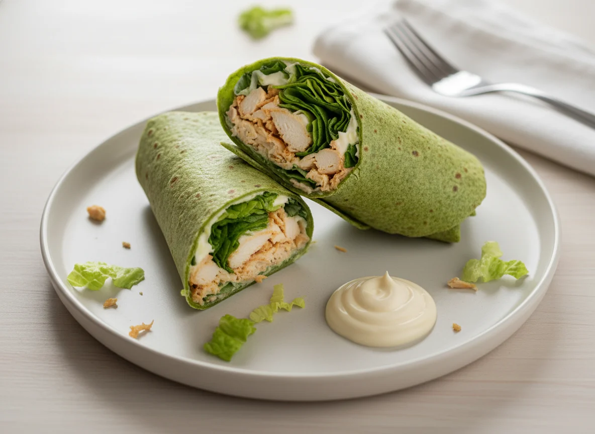 Wrap de Frango com Alface photo