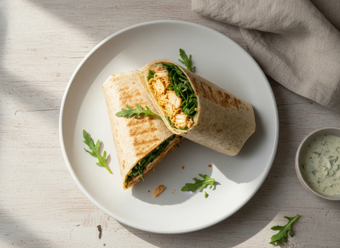Wrap de Frango com Rúcula photo