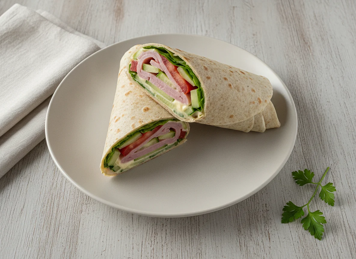 Wrap de Presunto e Salada photo