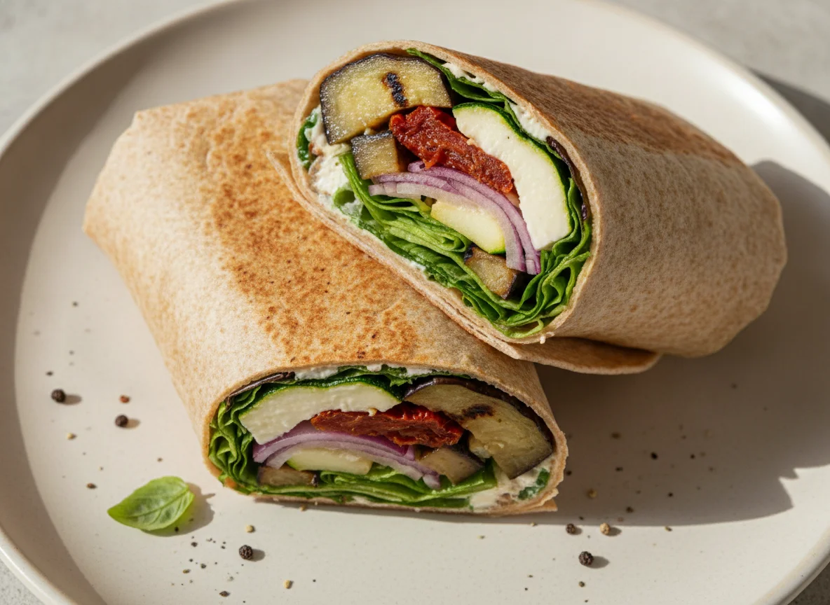 Wrap Veggie de Berinjela photo