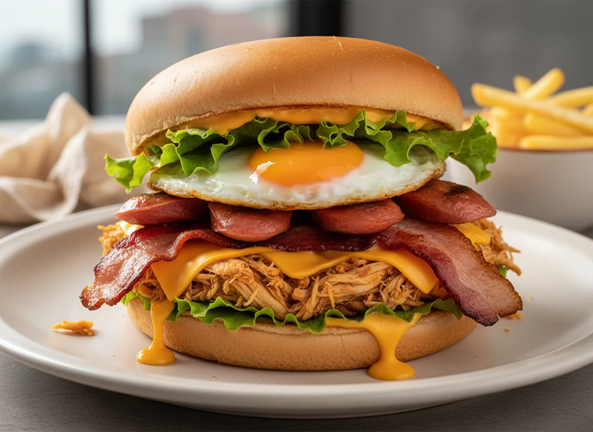 X-Tudo com Frango e Salsicha photo