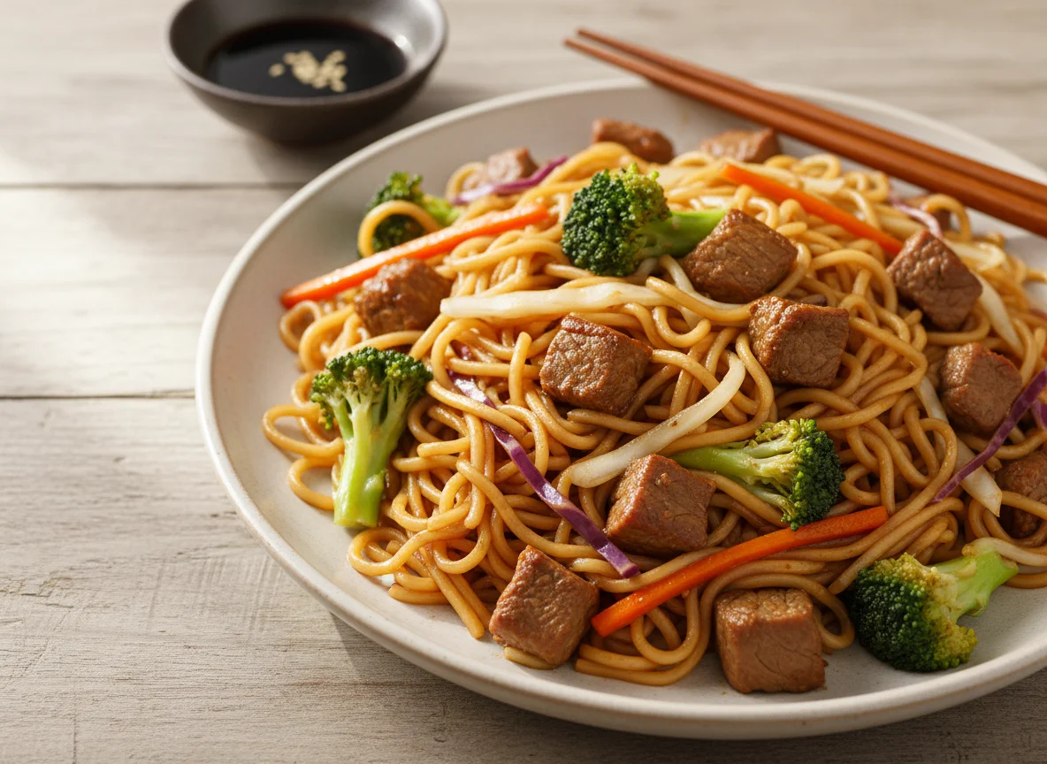 Yakisoba caseiro photo