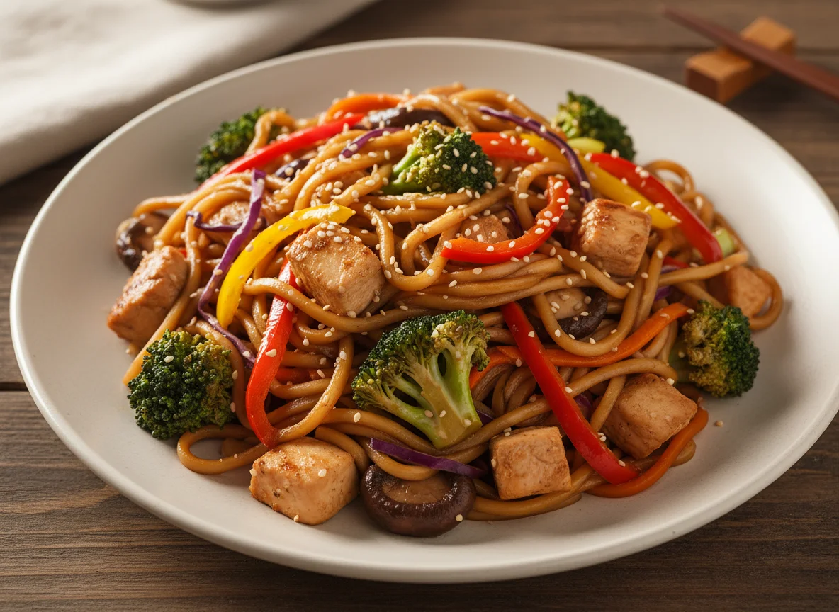 Yakisoba com Frango e Legumes photo
