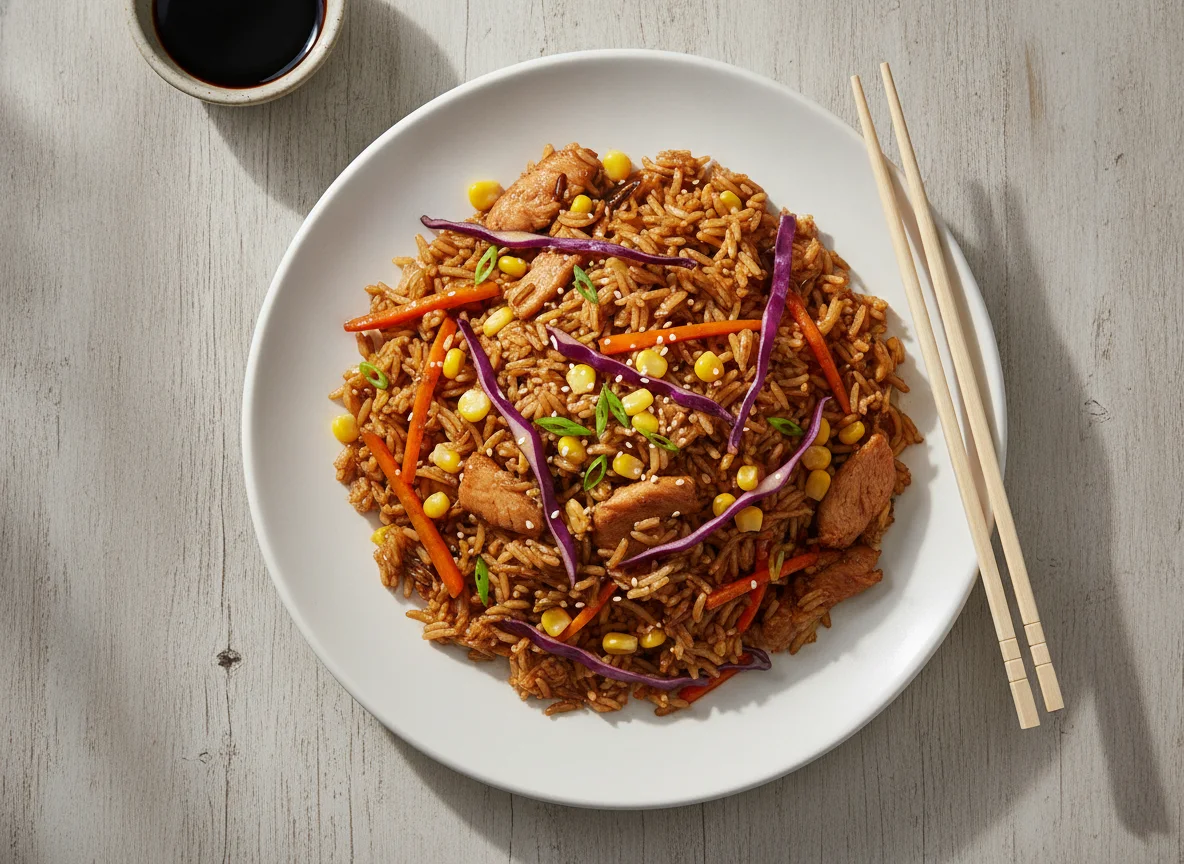 Yakisoba de Arroz (Chop Suey) photo