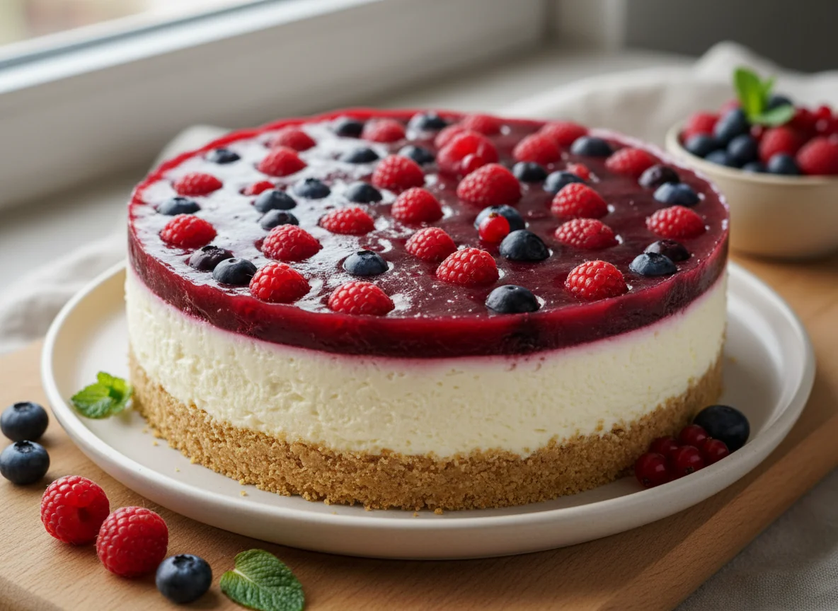 Ягодный чизкейк photo