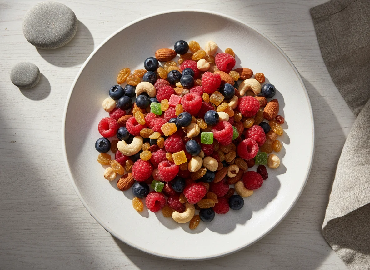 Ягоды и ореховая смесь photo